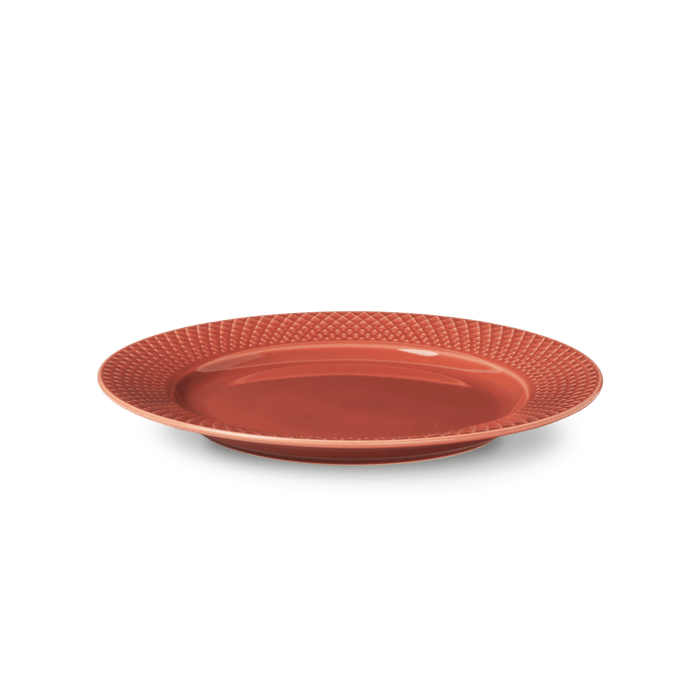 Lyngby Porcelæn Rhombe Color Lunch Plate, Ø: 9.1"
