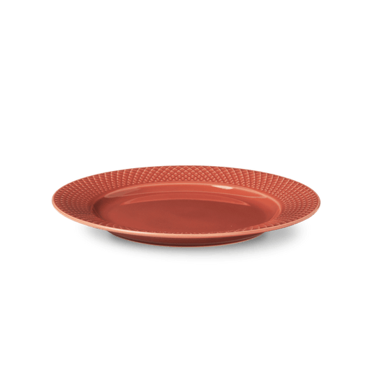 Lyngby Porcelæn Rhombe Color Lunch Plate, Ø: 9.1"