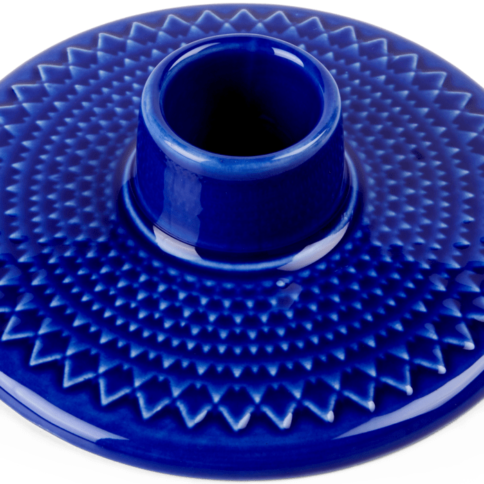 Lyngby Porcelæn Rhombe Color Candleholder, Ø: 4.1"
