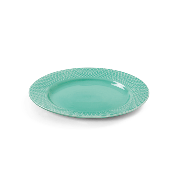Lyngby Porcelæn Rhombe Color Lunch Plate, Ø: 8.3"