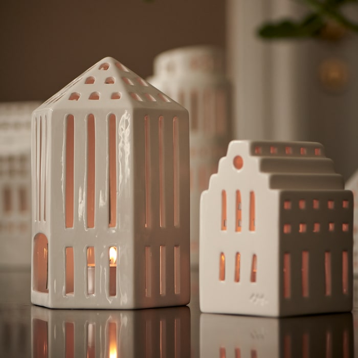 Kähler Urbania Lighthouse Gallerie, White, H: 7.3"