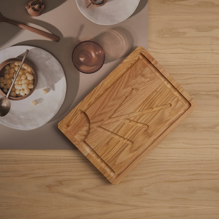 Kay Bojesen Menageri Chopping Board, Oak, W: 15.7"