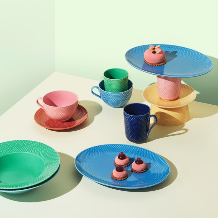 Lyngby Porcelæn Rhombe Color Mug With Handle