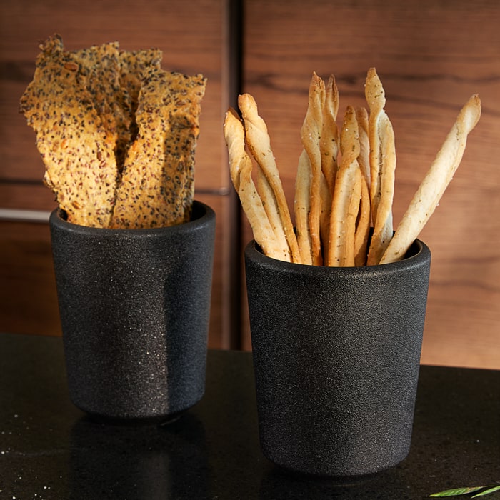 Rosendahl RÅ Utensil Holder, Black, H: 6.1"