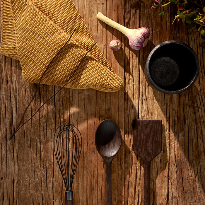 Rosendahl RÅ Kitchen Tongs, Gun Metallic, H: 0.6"