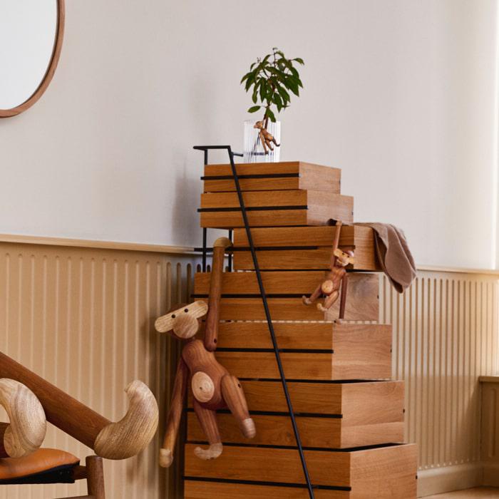 Kay Bojesen Monkey, Teak/Limba