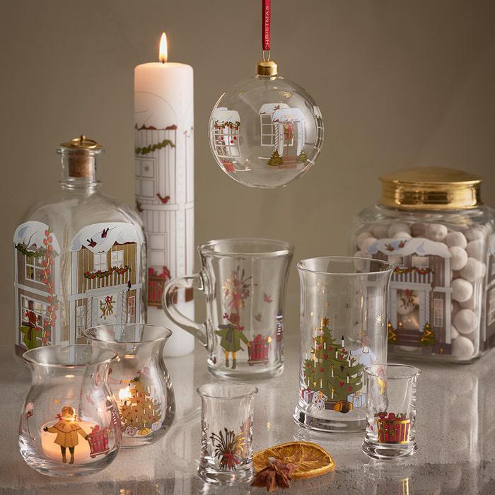Holmegaard Christmas Bottle, Multi, 24.7 Oz