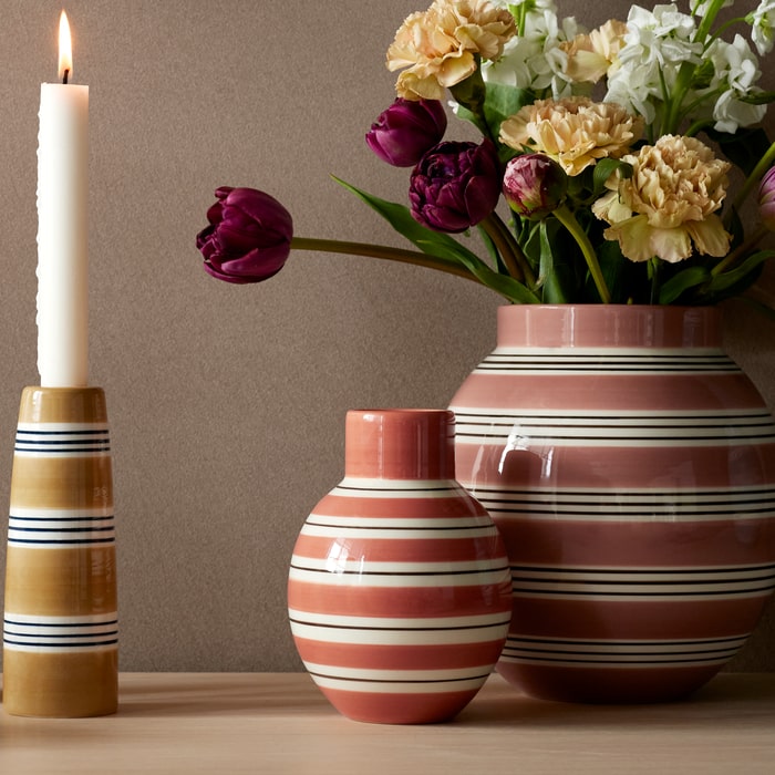 Kähler Omaggio Nuovo Vase, Terracotta, H: 5.7"