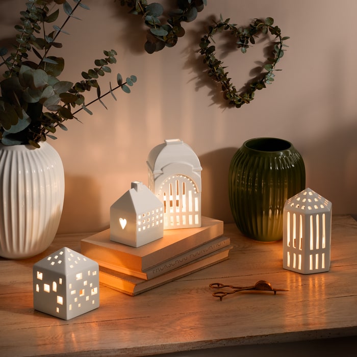 Kähler Urbania Lighthouse Classical, White, H: 3.7"