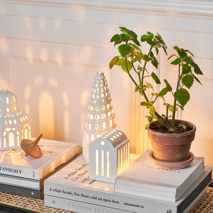 Kähler Urbania Lighthouse High Tower, White, H: 8.9"