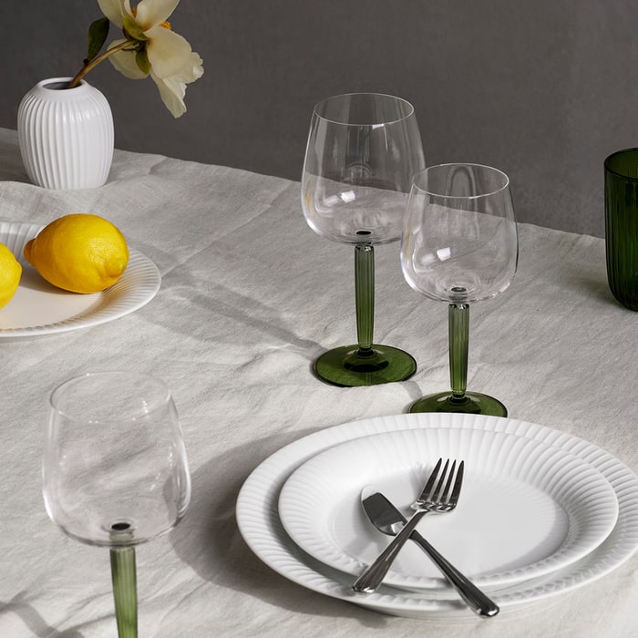 Kähler Hammershøi White Wine glass, 11.8 Oz., 2 Pcs.