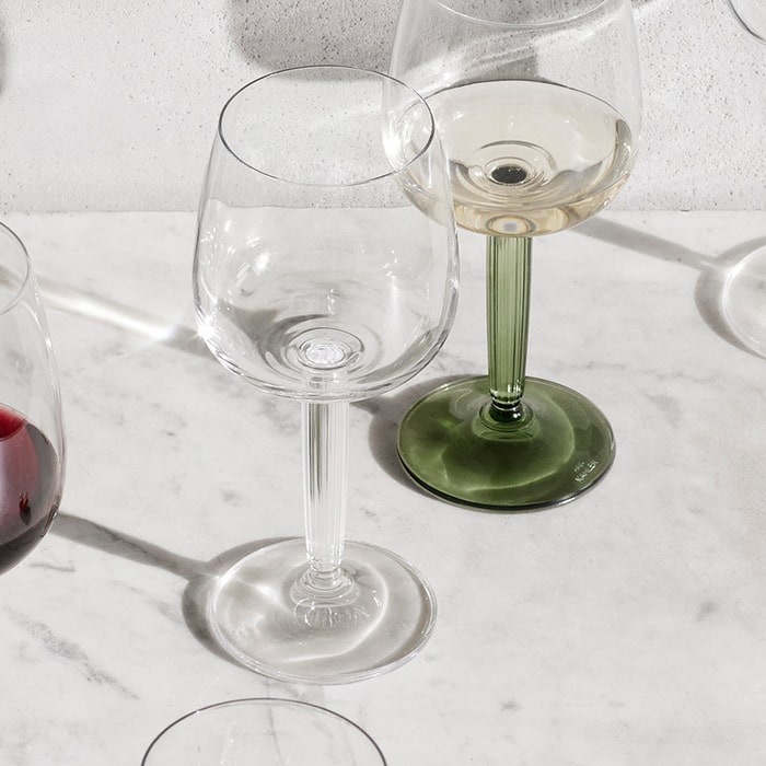 Kähler Hammershøi White Wine glass, 11.8 Oz., 2 Pcs.