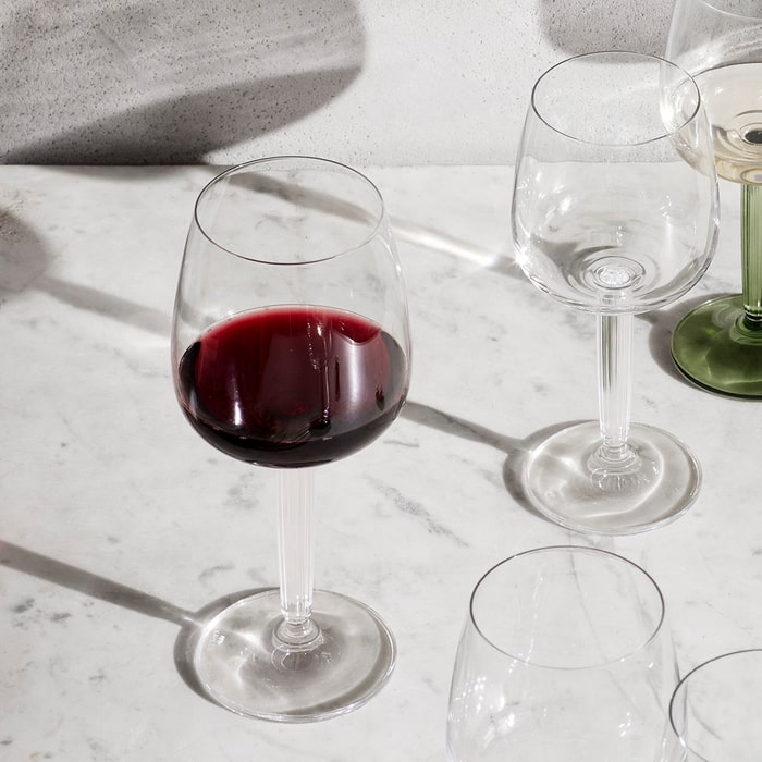 Kähler Hammershøi Red Wine glass, 16.6 Oz., 2 Pcs.