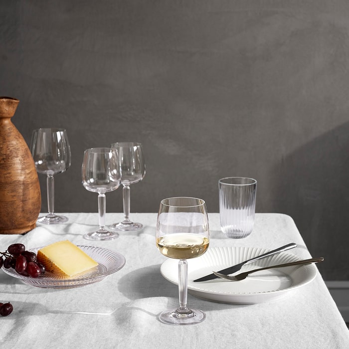 Kähler Hammershøi White Wine glass, 11.8 Oz., 2 Pcs.