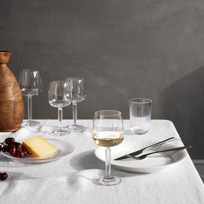 Kähler Hammershøi Red Wine glass, 16.6 Oz., 2 Pcs.