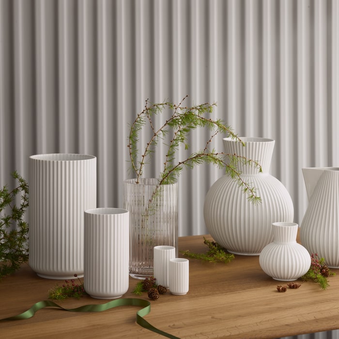 Lyngby Porcelæn Vase, Clear