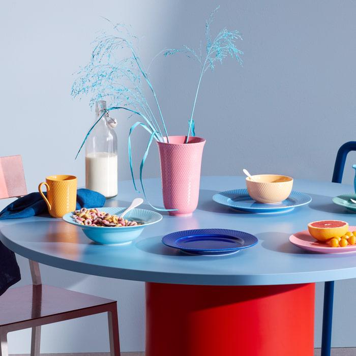Lyngby Porcelæn Rhombe Color Vases