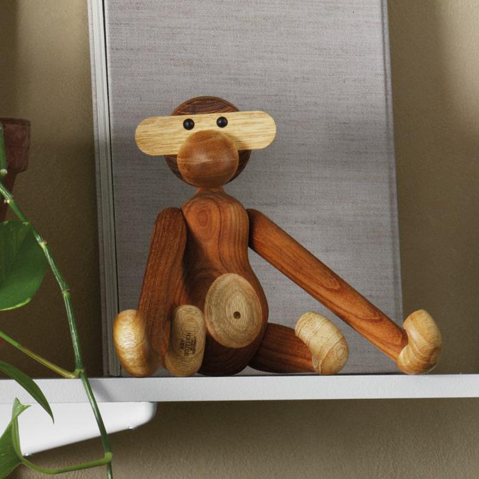 Kay Bojesen Monkey, Teak/Limba
