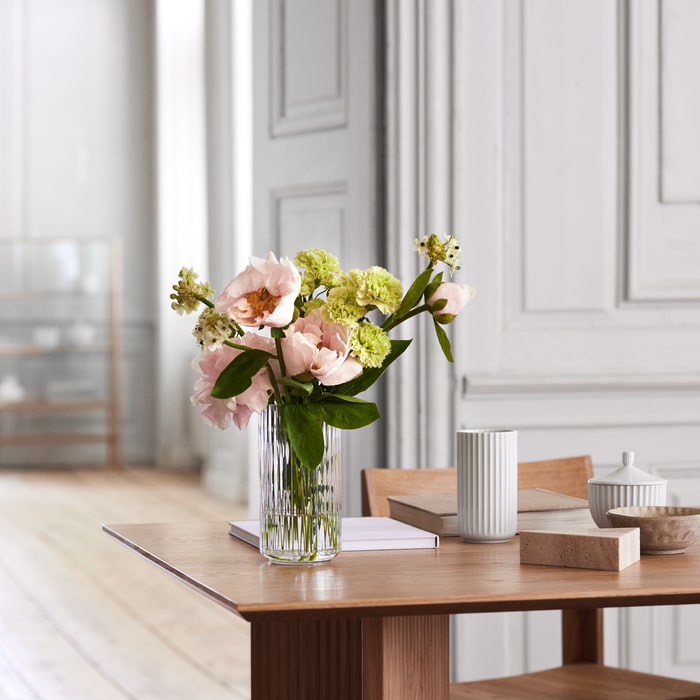 Lyngby Porcelæn Vase, White