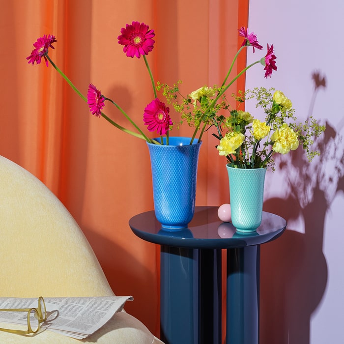 Lyngby Porcelæn Rhombe Color Vases
