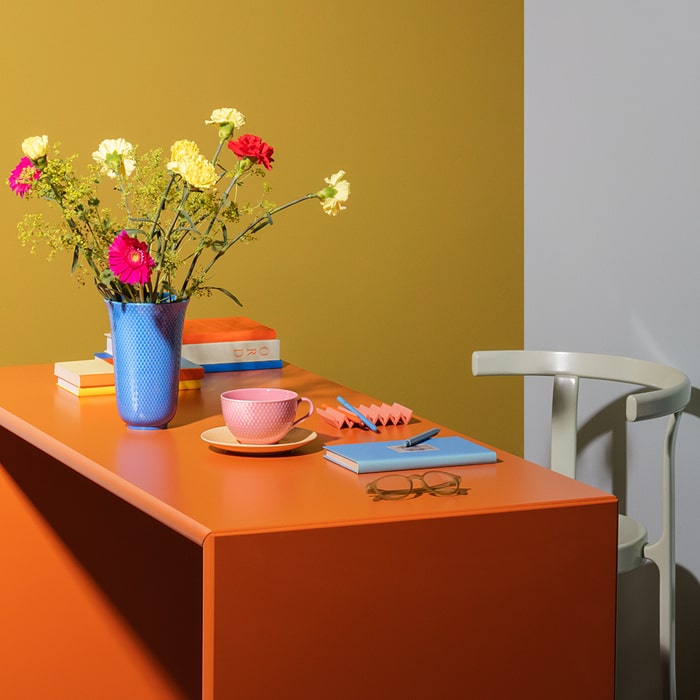 Lyngby Porcelæn Rhombe Color Vases