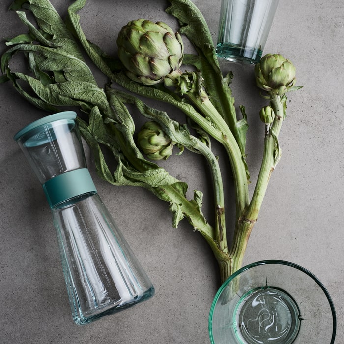 Rosendahl Grand Cru Recycled Water Carafe Green H 9.84in 30.4 o