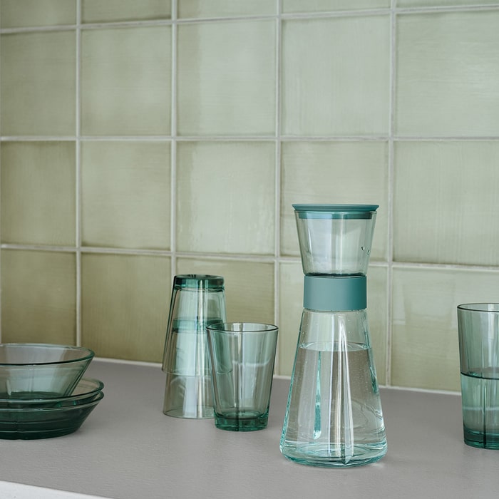 Rosendahl Grand Cru Recycled Water Carafe Green H 9.84in 30.4 o