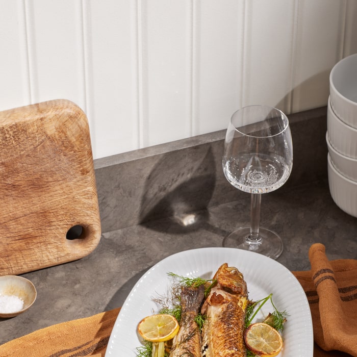 Kähler Hammershøi White Wine glass, 11.8 Oz., 2 Pcs.