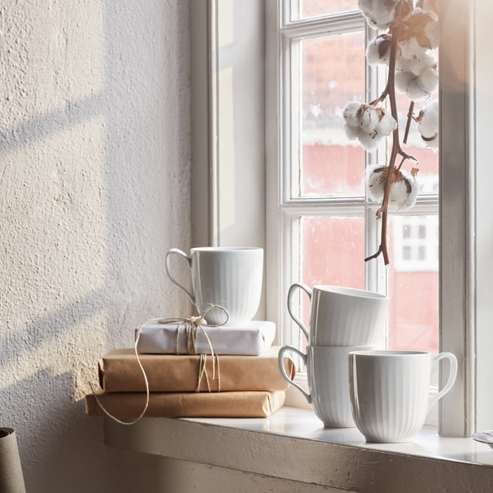 Kähler Hammershøi Mug, White, 11.2 Oz