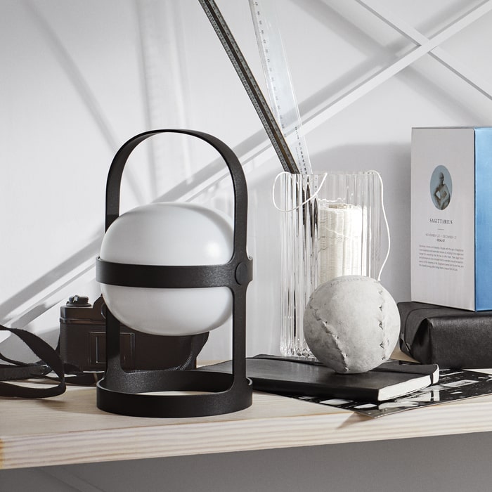 Rosendahl Soft Spot Solar Lantern, Black