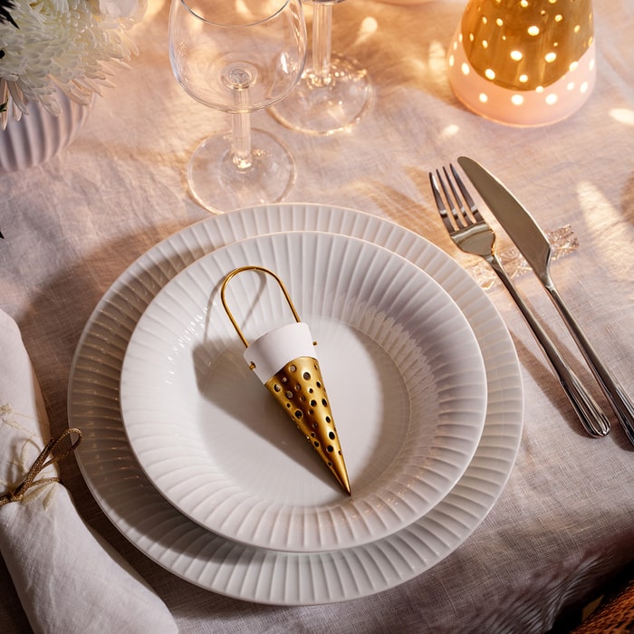 Kähler Hammershøi Soup Plate, White