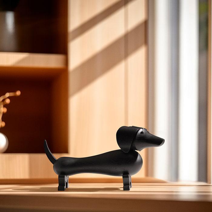 Kay Bojesen Dog, Dark Stained Oak