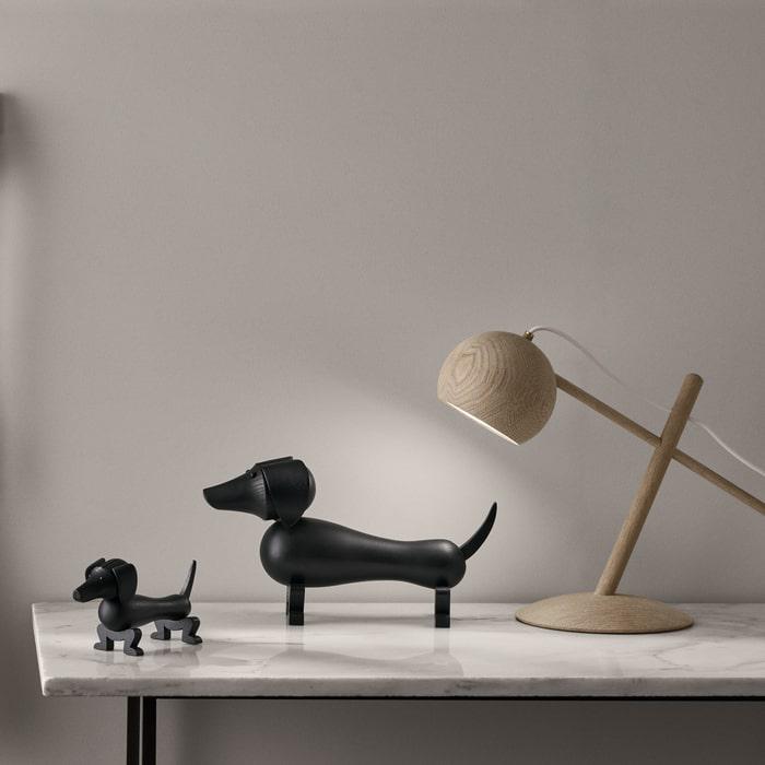 Kay Bojesen Dog, Dark Stained Oak