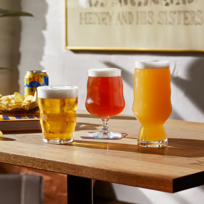 Holmegaard x Mikkeller Universal Beer Glass, Clear, 13.5 Oz, 2 Pcs.