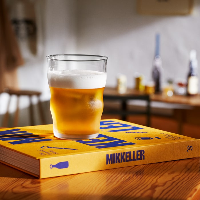 Holmegaard x Mikkeller Pint Beer Glass, Clear, 13.5 Oz, 2 Pcs.