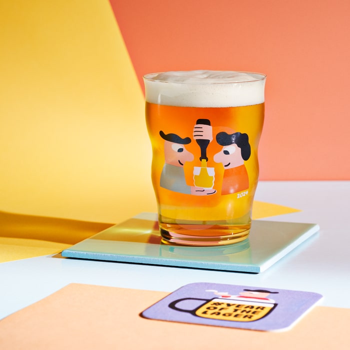 Holmegaard x Mikkeller Pint Beer Annual Glass, 13.5 Oz