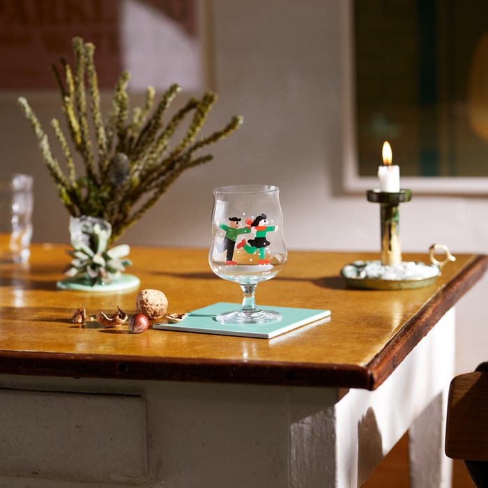 Holmegaard x Mikkeller Universal Beer Christmas Glass, 13.5 Oz
