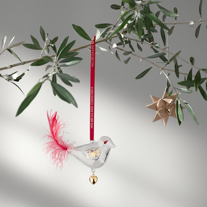 Holmegaard Ann-Sofi Romme Bird, Clear, Small