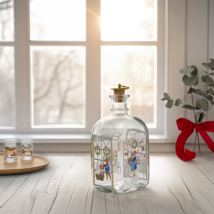 Holmegaard Christmas Bottle 2024, Multi, 24.7 Oz