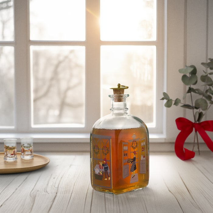 Holmegaard Christmas Bottle 2024, Multi, 24.7 Oz