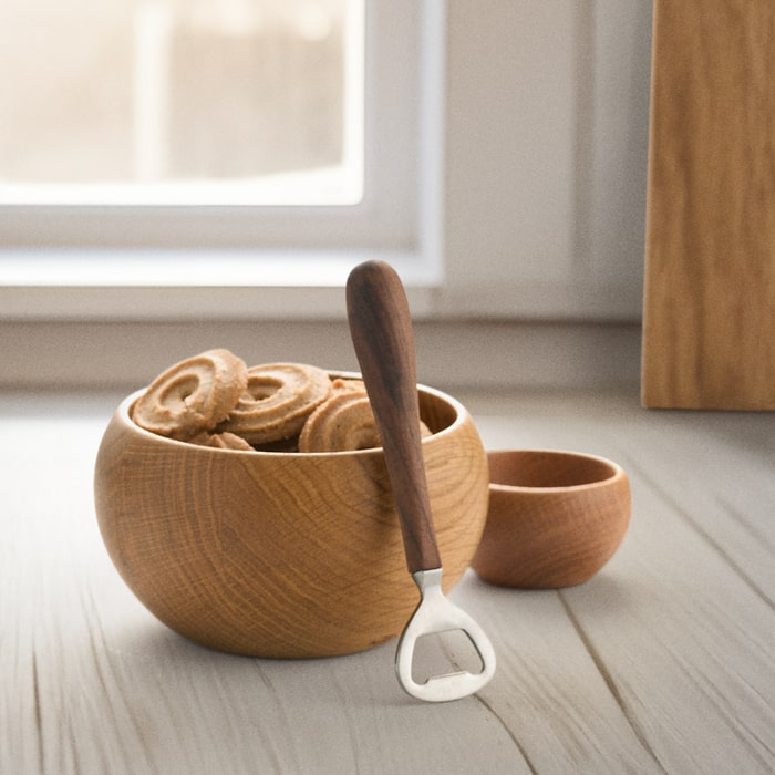 Kay Bojesen Menageri Serving Bowl, Oak, Ø: 5.5"
