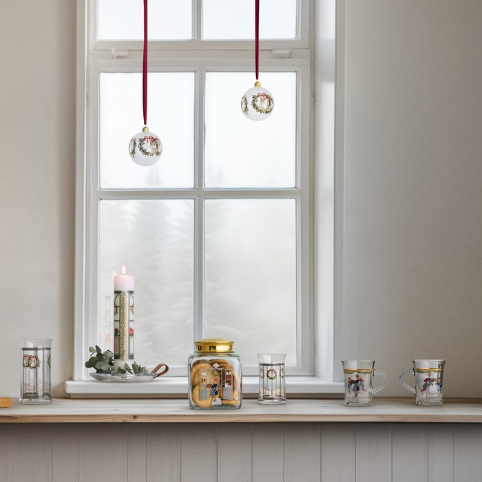 Holmegaard Annual Christmas Bauble, Clear, Small