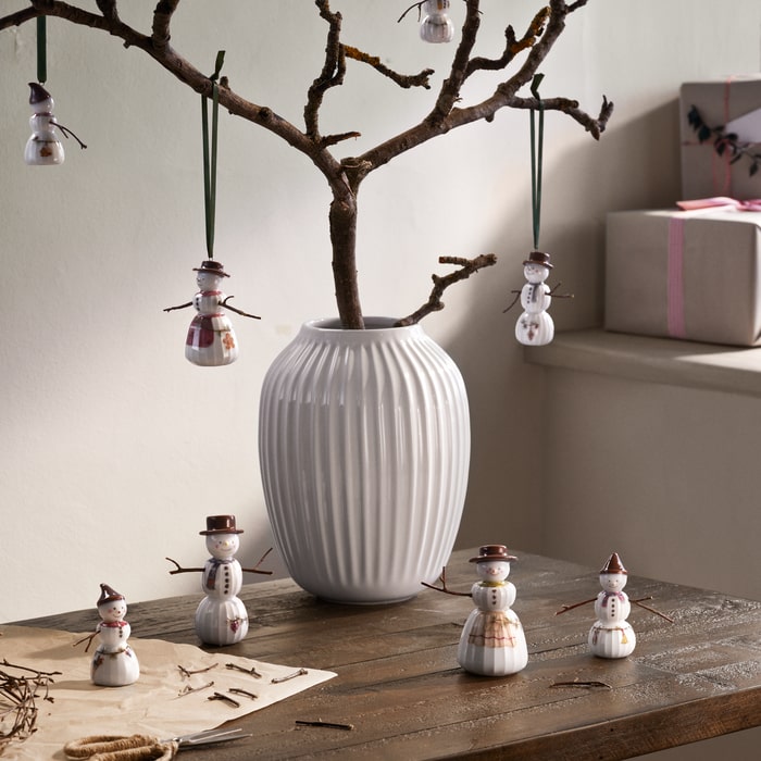 Kähler Hammershøi Christmas Snowman, H: 4.5