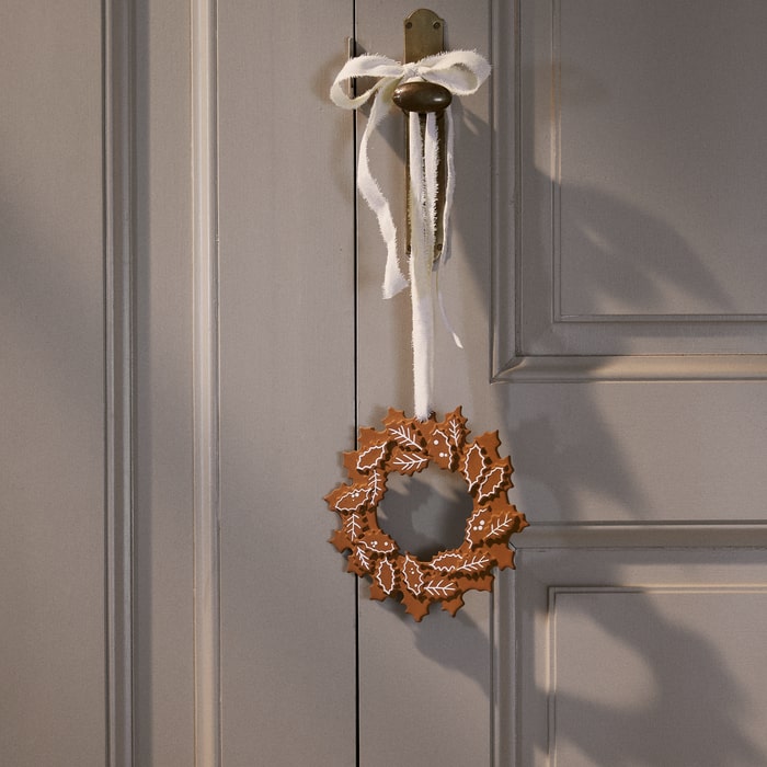 Kähler Gingerbread Garland, Brown, Ø: 7.3"