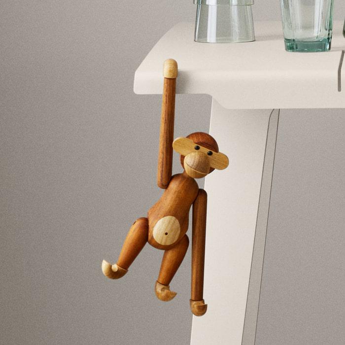 Kay Bojesen Monkey, Teak/Limba