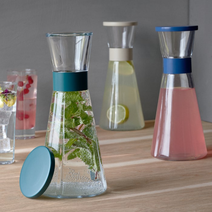 Rosendahl Grand Cru Water Carafe, Forest Green, 30.4 Oz