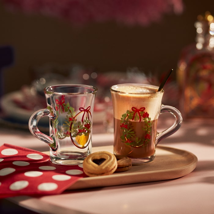 Holmegaard Christmas Hot Drinks Glass, 7.8 oz