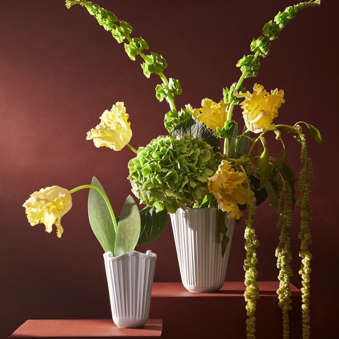 Kähler Hammershøi Unfold Vase, White