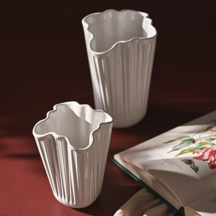 Kähler Hammershøi Unfold Vase, White