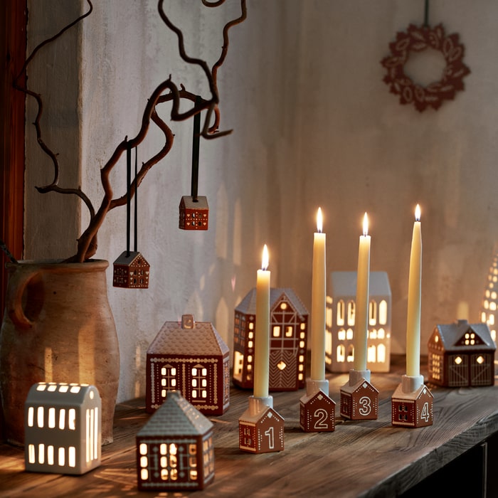 Kähler Gingerbread Hanging Ornament, 2 Pcs.